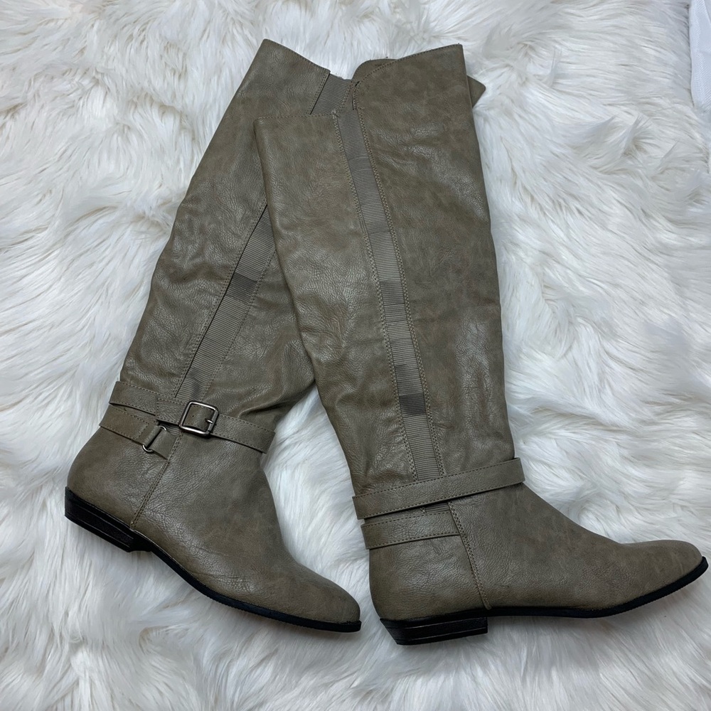 Tan Over the Knee Boots